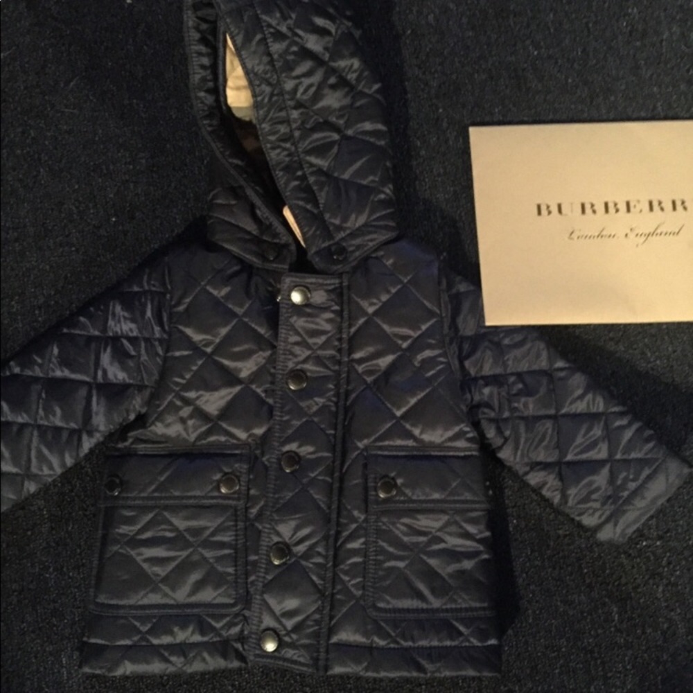 Used Burberry Navy Jacket